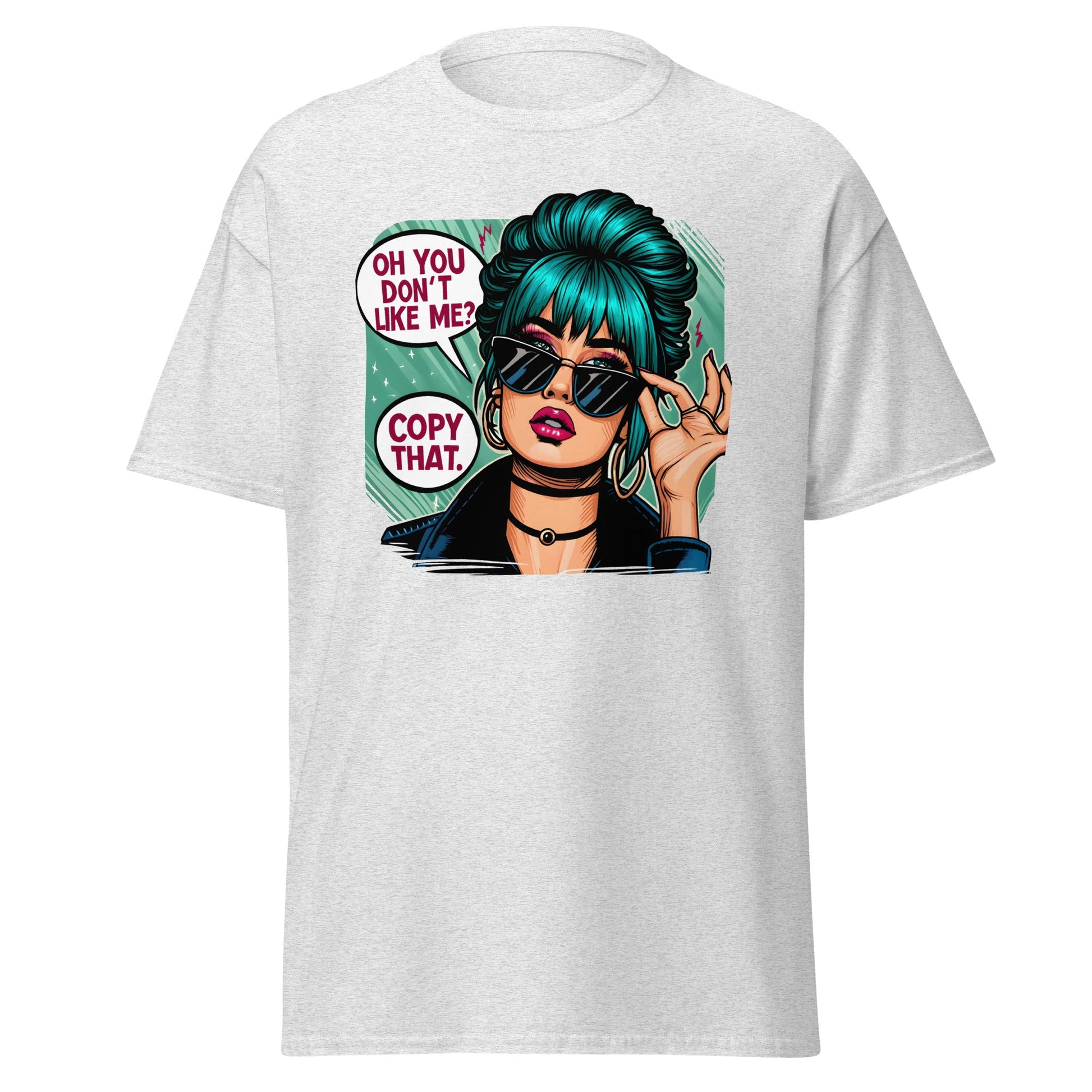 You Don't Like Me | Retro T-Shirt - Ash - T-Shirts Online