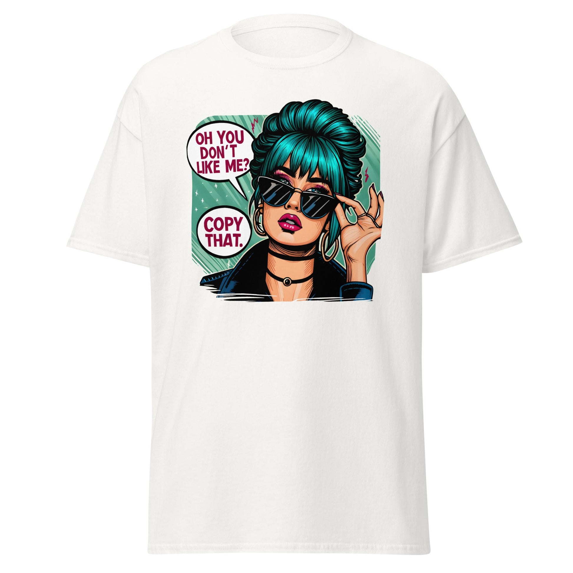 You Don't Like Me | Retro T-Shirt - White - T-Shirts Online