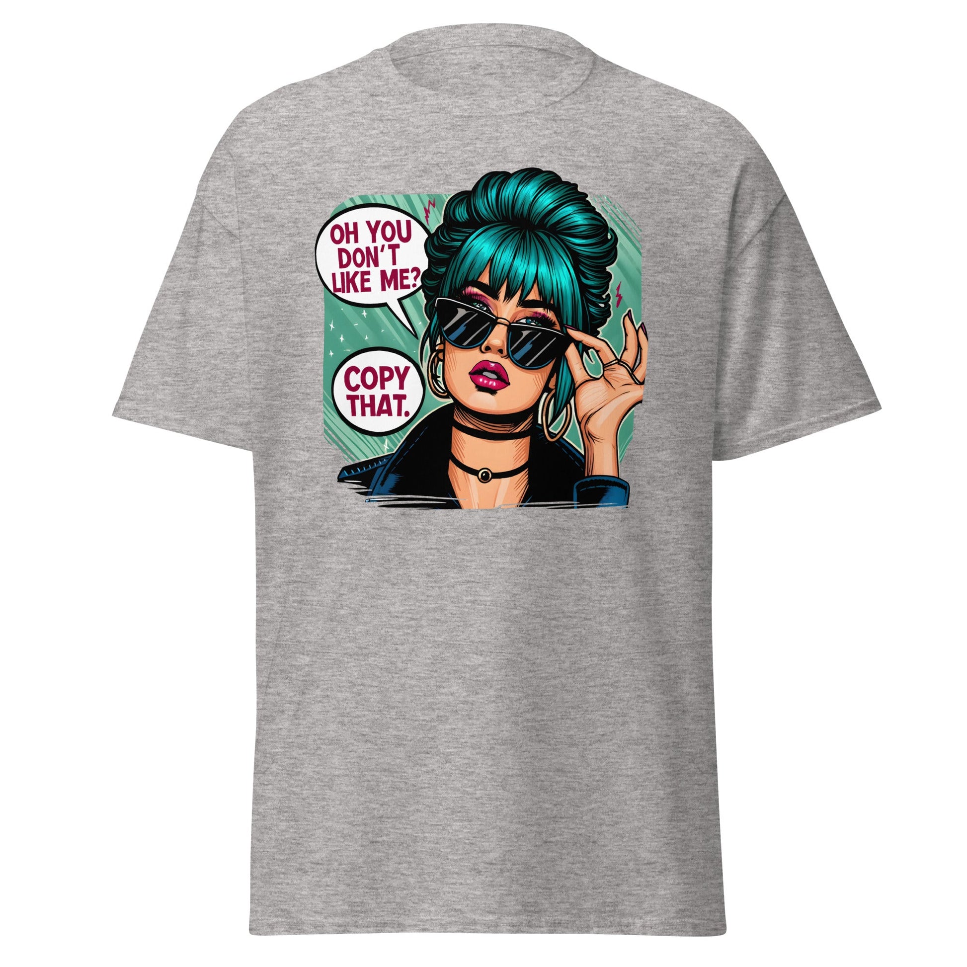You Don't Like Me | Retro T-Shirt - Sport Grey - T-Shirts Online