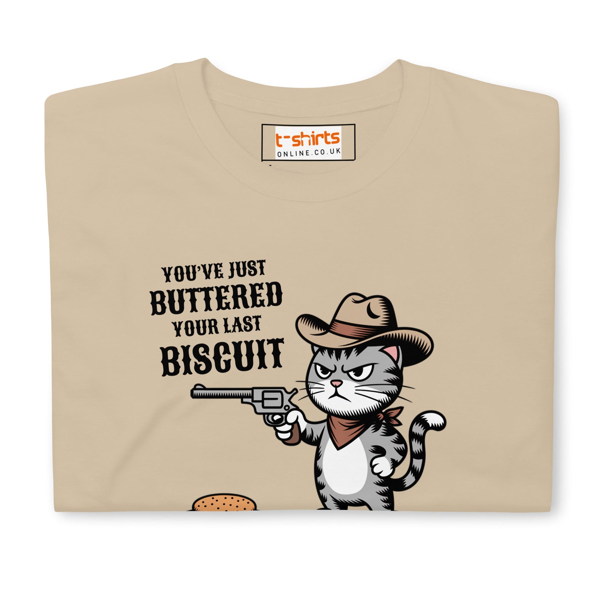 You Just Buttered Your Last Biscuit T-Shirt - Royal - T-Shirts Online