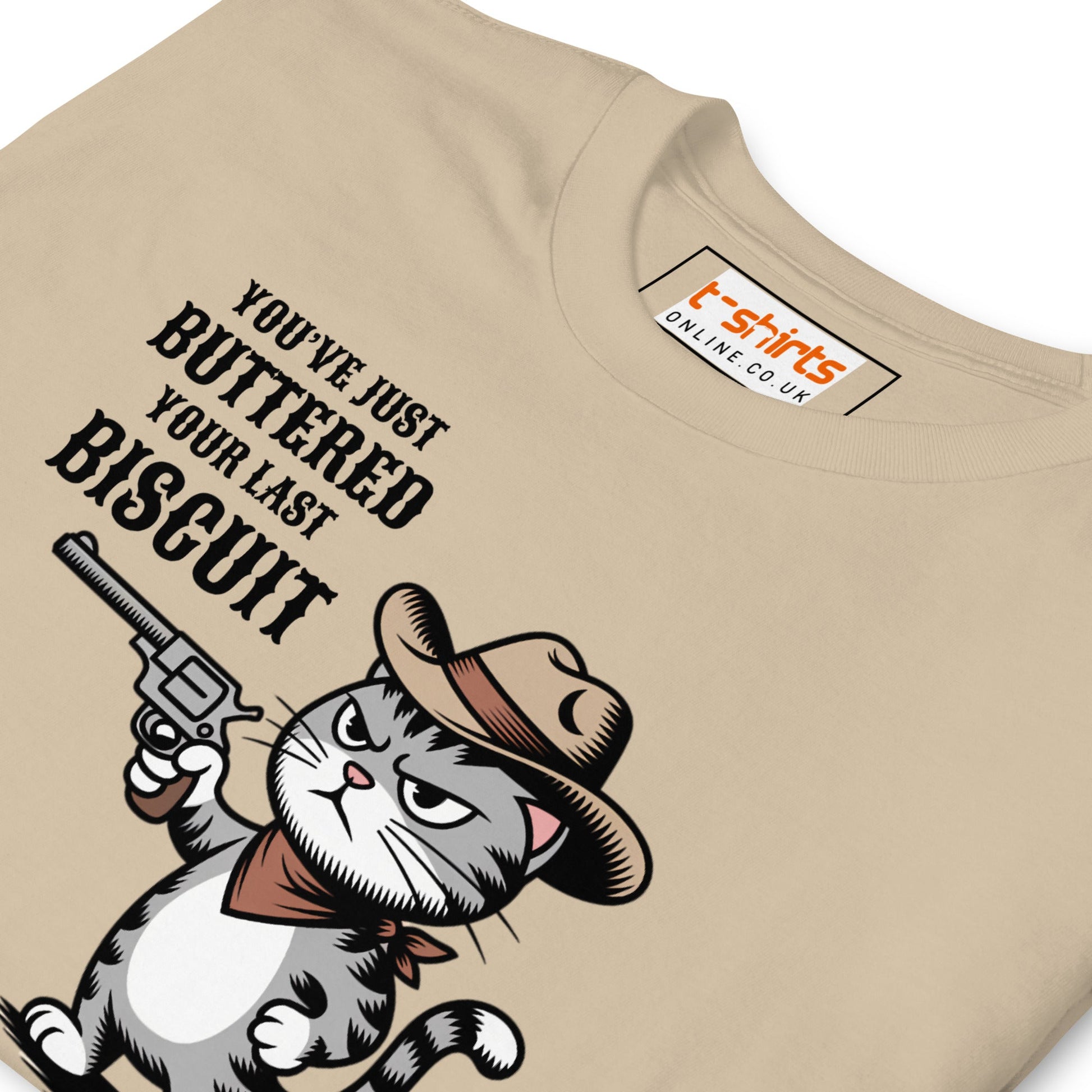 You Just Buttered Your Last Biscuit T-Shirt - Royal - T-Shirts Online