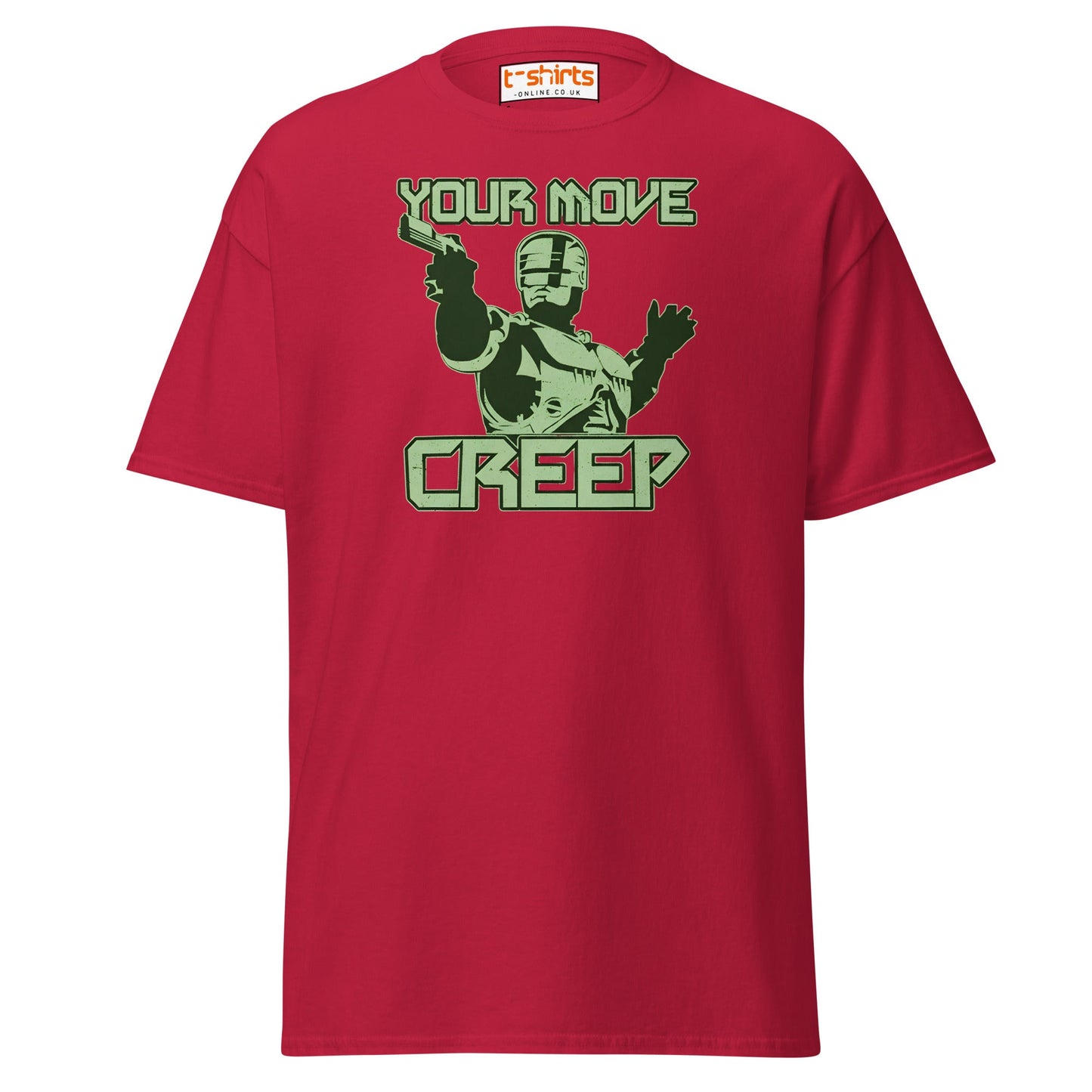 Your Move Creep Funny Robot T-Shirt - Cardinal - T-Shirts Online