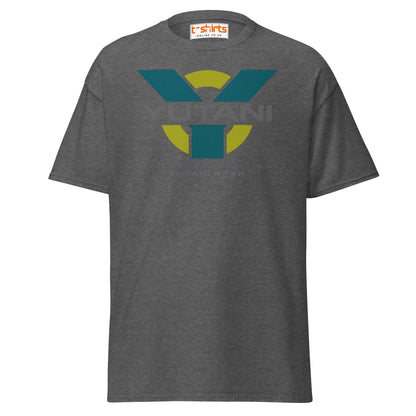 Yutani Corporation T-Shirt | Sci - Fi Parody Logo Tee - Dark Heather - T-Shirts Online