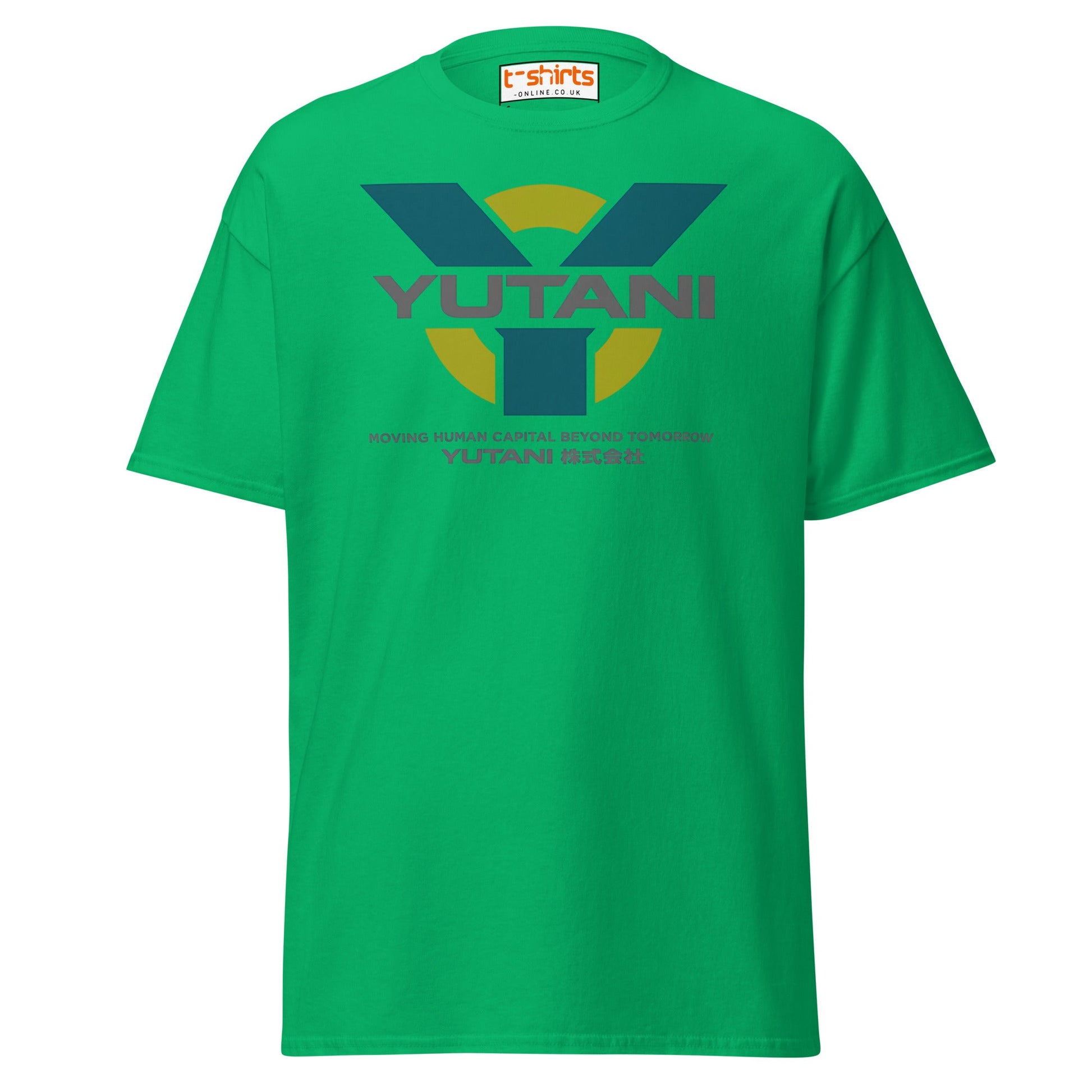 Yutani Corporation T-Shirt | Sci - Fi Parody Logo Tee - Irish Green - T-Shirts Online