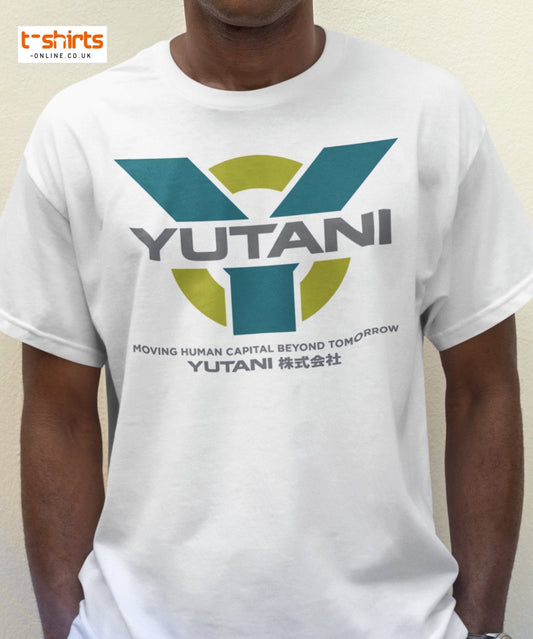 Yutani Corporation T-Shirt | Sci - Fi Parody Logo Tee - Maroon - T-Shirts Online