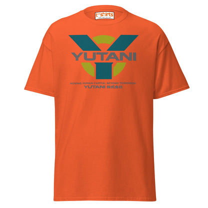 Yutani Corporation T-Shirt | Sci - Fi Parody Logo Tee - Orange - T-Shirts Online