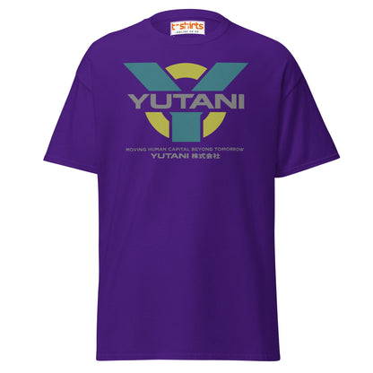 Yutani Corporation T-Shirt | Sci - Fi Parody Logo Tee - Purple - T-Shirts Online