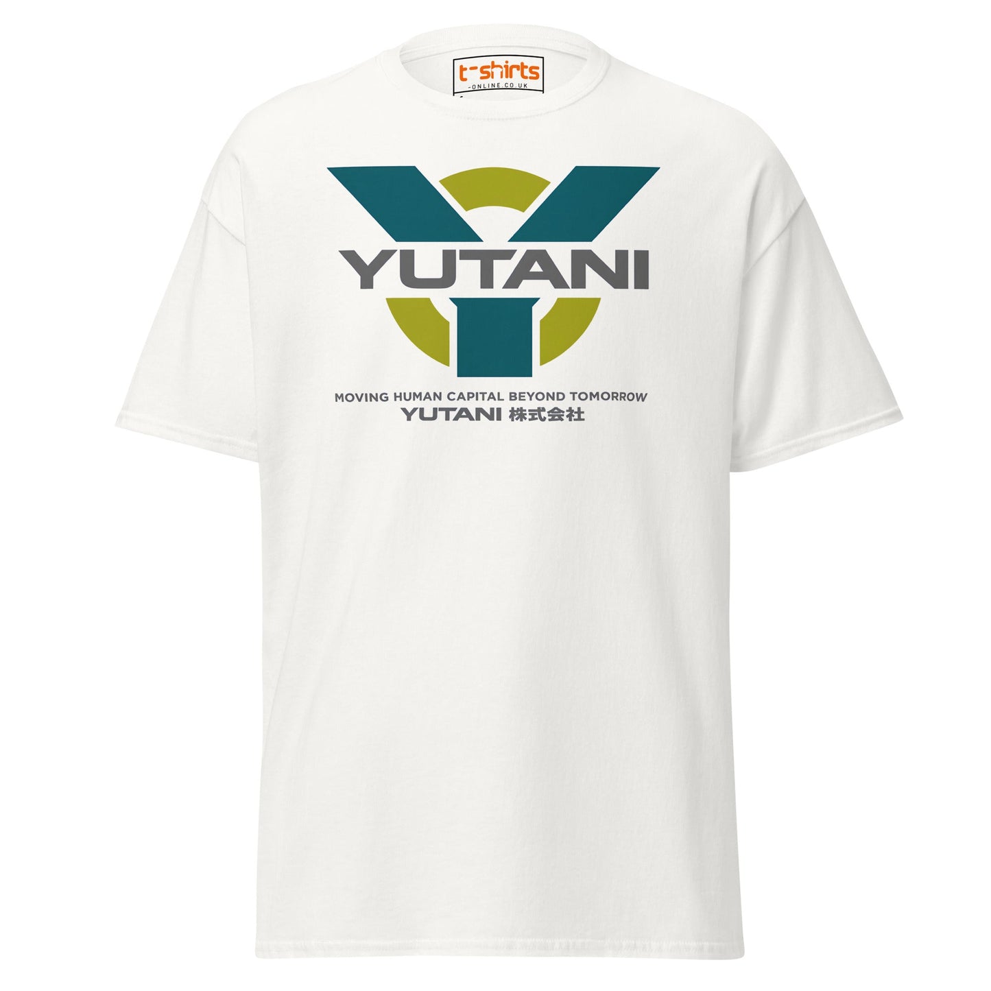 Yutani Corporation T-Shirt | Sci - Fi Parody Logo Tee - White - T-Shirts Online
