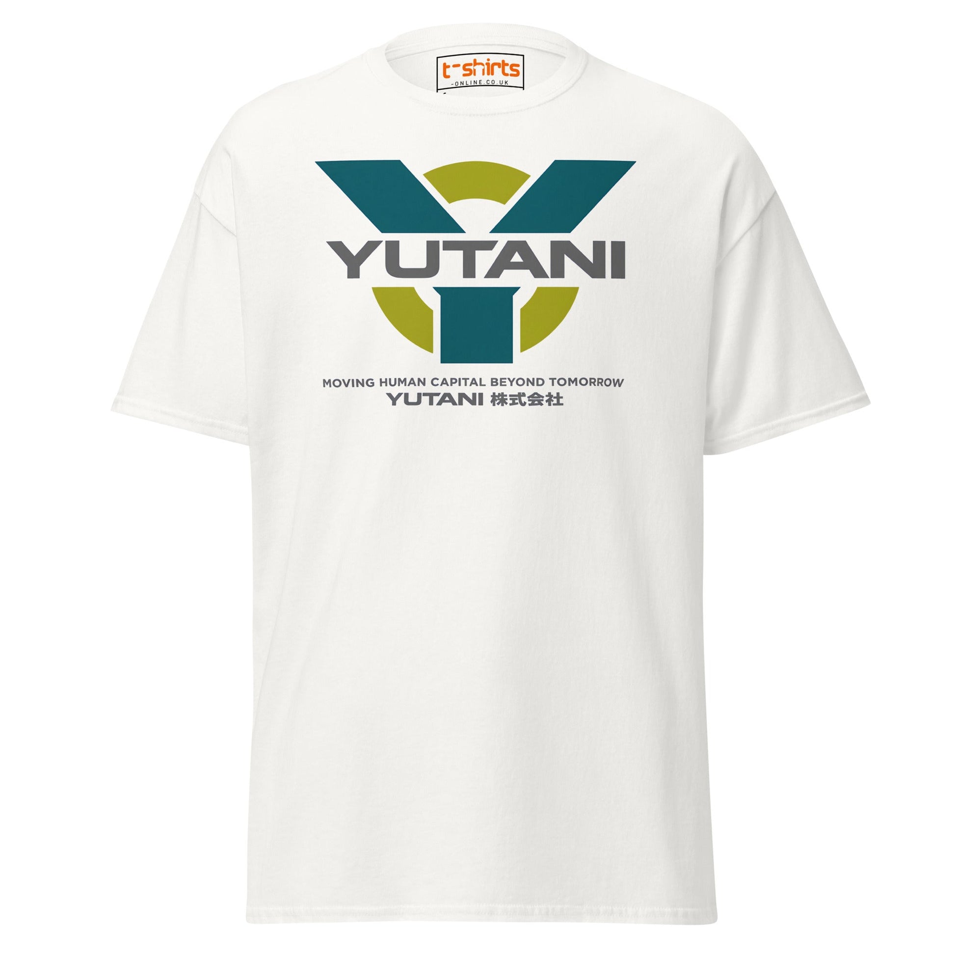Yutani Corporation T-Shirt | Sci - Fi Parody Logo Tee - White - T-Shirts Online