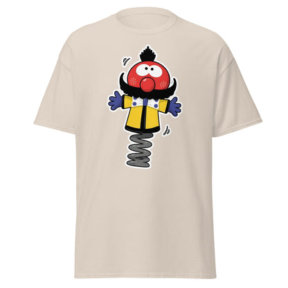 Zebedee Retro Fan T-Shirt | Magic Roundabout Inspired Tee - Natural - T-Shirts Online