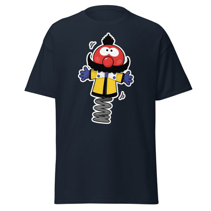 Zebedee Retro Fan T-Shirt | Magic Roundabout Inspired Tee - Navy - T-Shirts Online