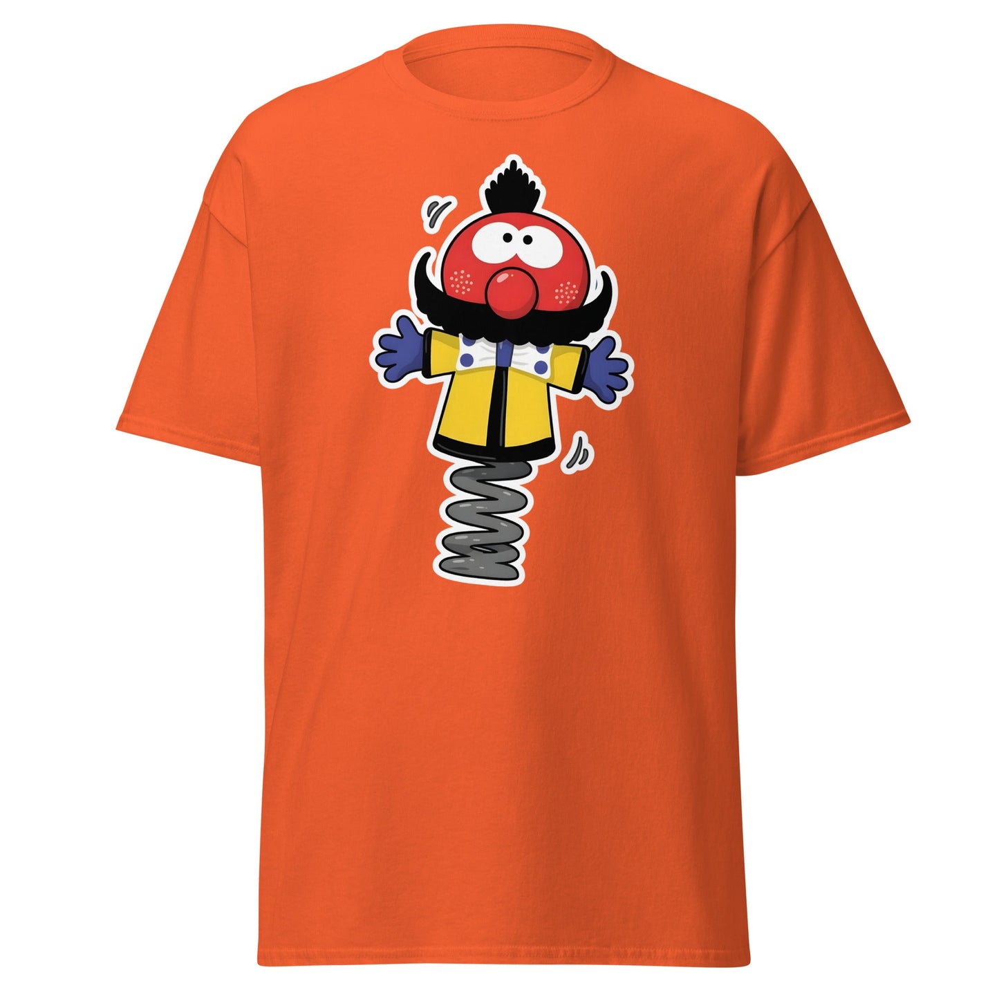 Zebedee Retro Fan T-Shirt | Magic Roundabout Inspired Tee - Orange - T-Shirts Online
