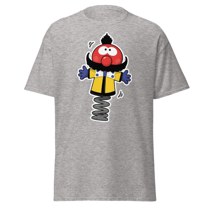 Zebedee Retro Fan T-Shirt | Magic Roundabout Inspired Tee - Sport Grey - T-Shirts Online