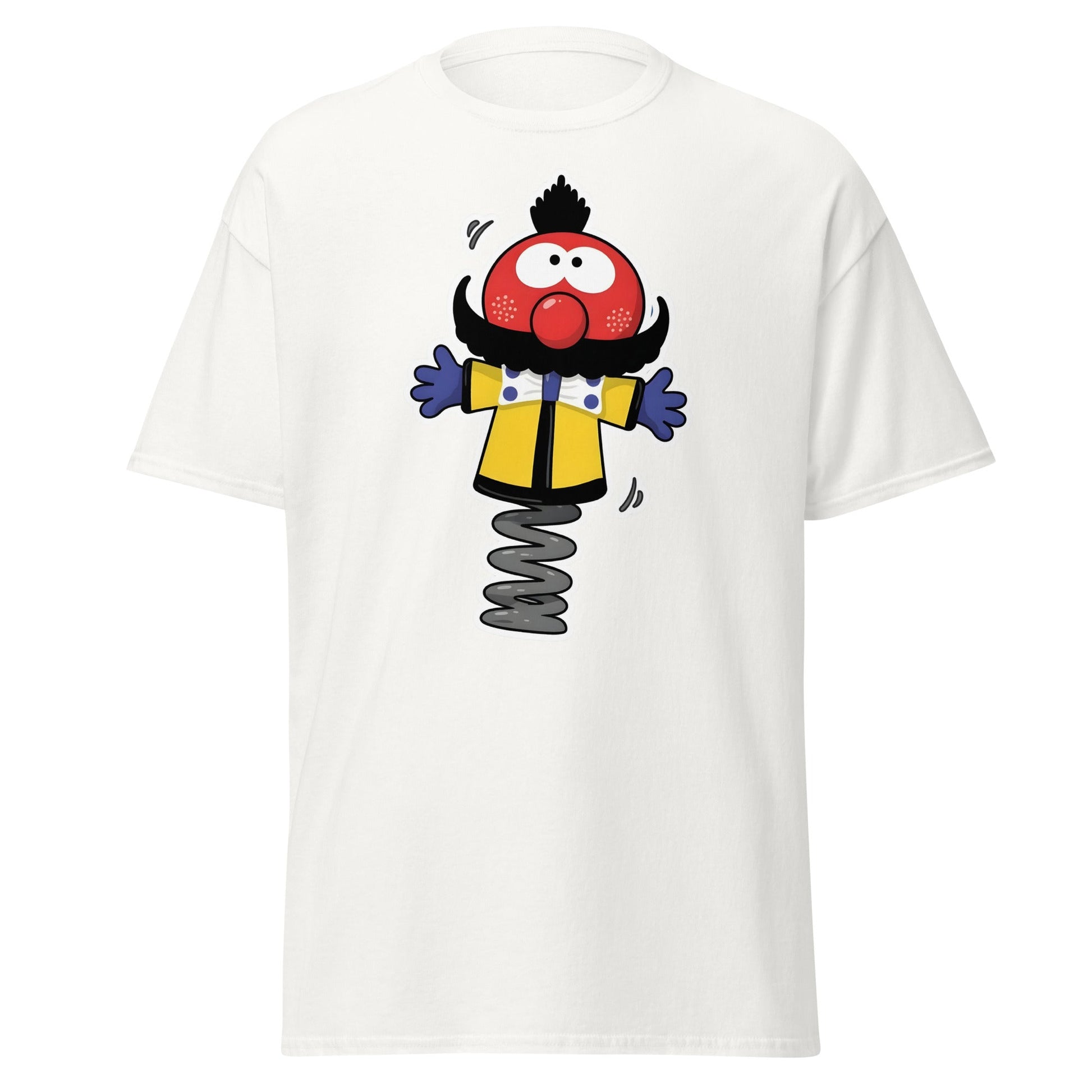 Zebedee Retro Fan T-Shirt | Magic Roundabout Inspired Tee - White - T-Shirts Online