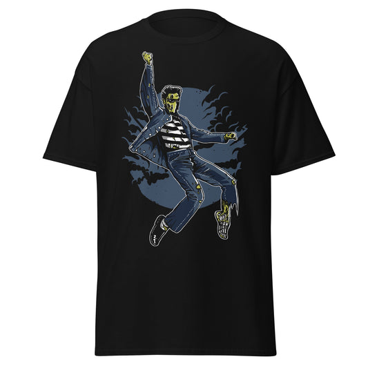 Zombie King Jumpsuit T-Shirt | Undead Rock and Roll Tee - S - T-Shirts Online