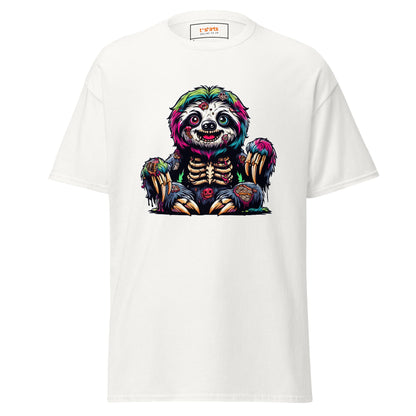 Zombie Sloth | Sloth T-Shirt - White - T-Shirts Online