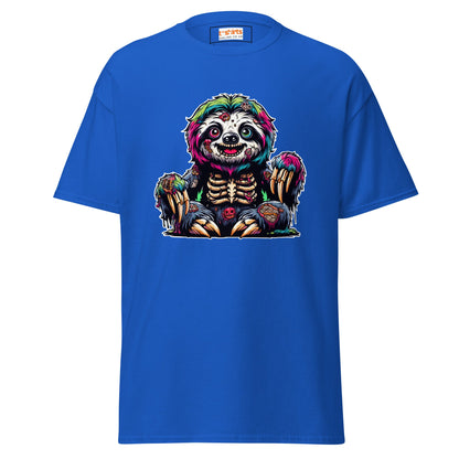 Zombie Sloth | Sloth T-Shirt - Royal - T-Shirts Online