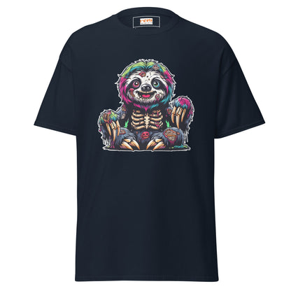 Zombie Sloth | Sloth T-Shirt - Navy - T-Shirts Online