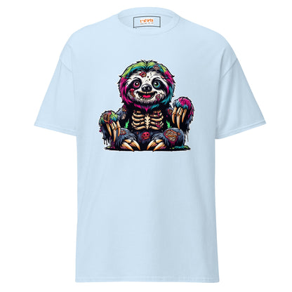 Zombie Sloth | Sloth T-Shirt - Light Blue - T-Shirts Online