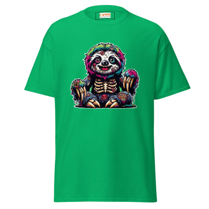 Zombie Sloth | Sloth T-Shirt - Irish Green - T-Shirts Online