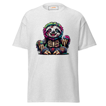 Zombie Sloth | Sloth T-Shirt - Ash - T-Shirts Online