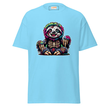 Zombie Sloth | Sloth T-Shirt - Sky - T-Shirts Online