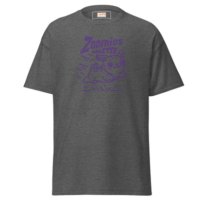 Zoomies Master | Bold Dog T-Shirt - Dark Heather - T-Shirts Online