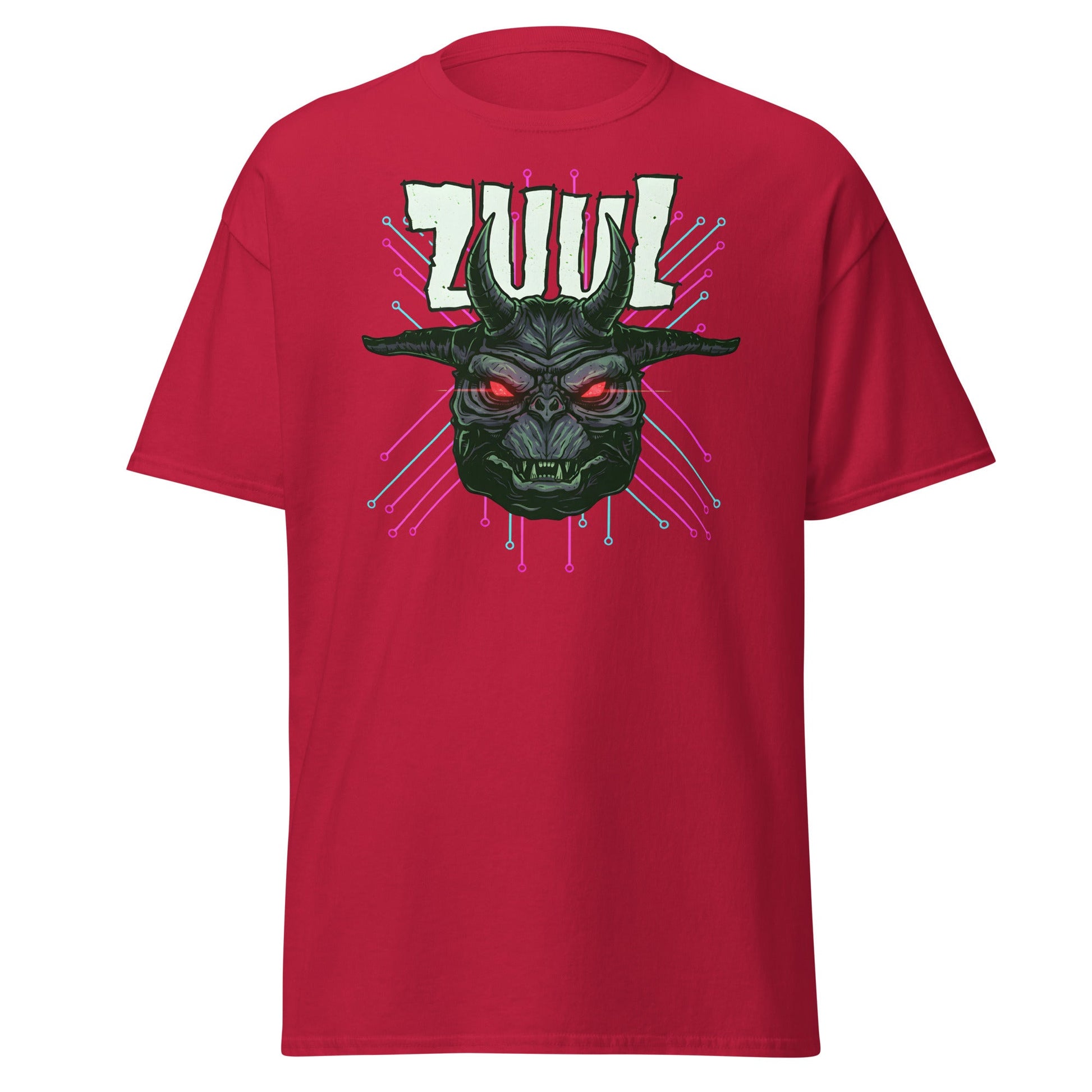 Zuul T-Shirt - Ghostbusters Demon Gatekeeper Tee - Cardinal - T-Shirts Online