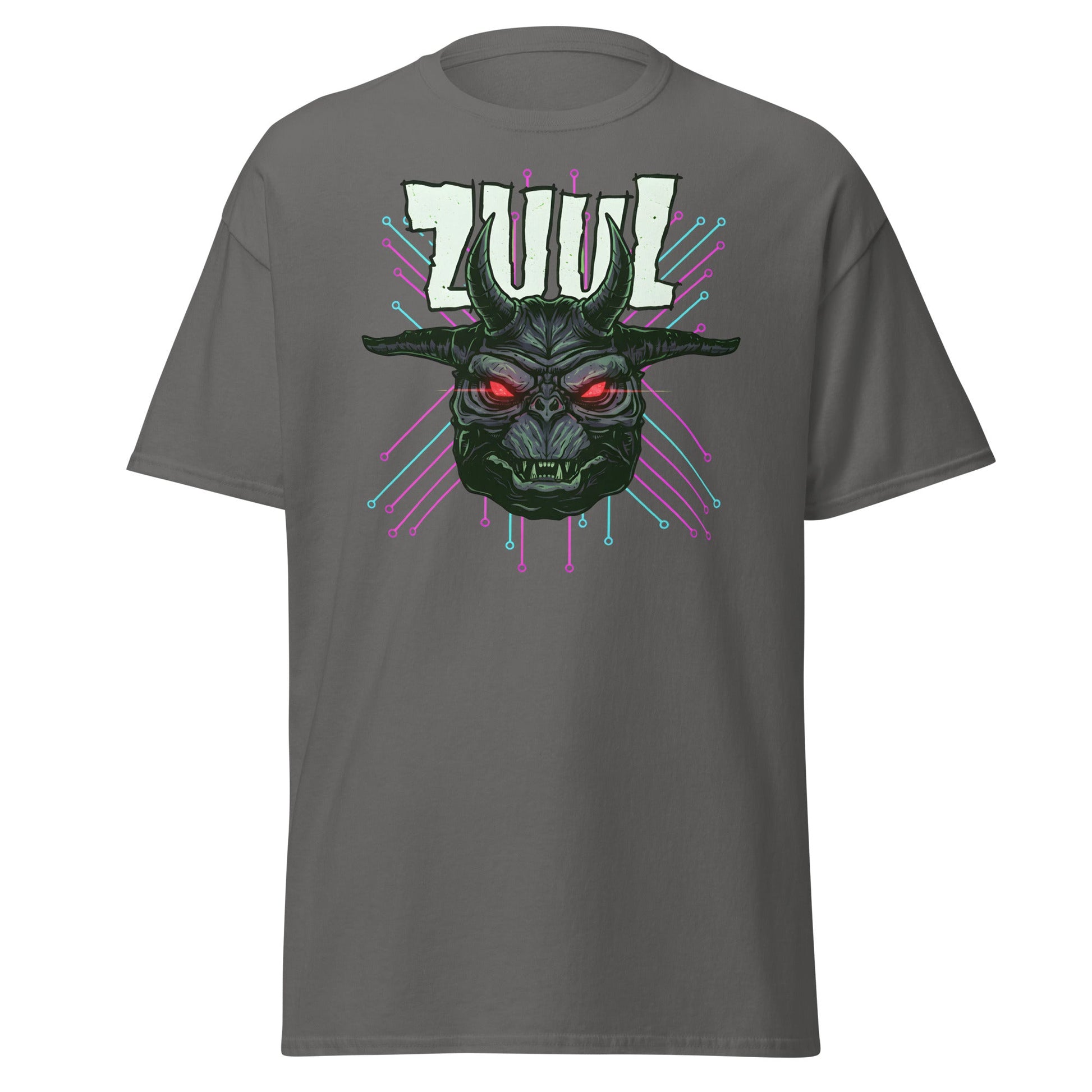 Zuul T-Shirt - Ghostbusters Demon Gatekeeper Tee - Charcoal - T-Shirts Online