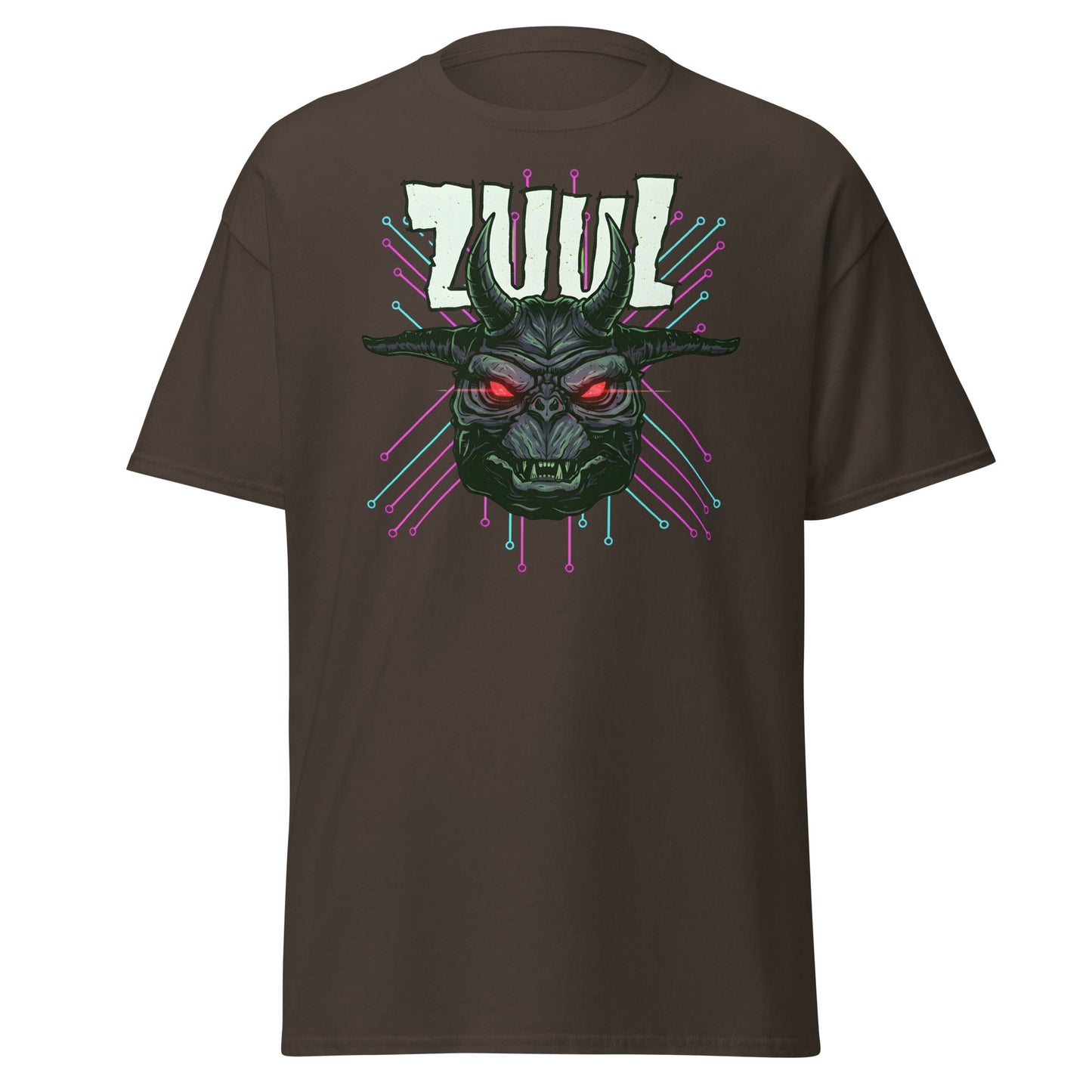 Zuul T-Shirt - Ghostbusters Demon Gatekeeper Tee - Dark Chocolate - T-Shirts Online