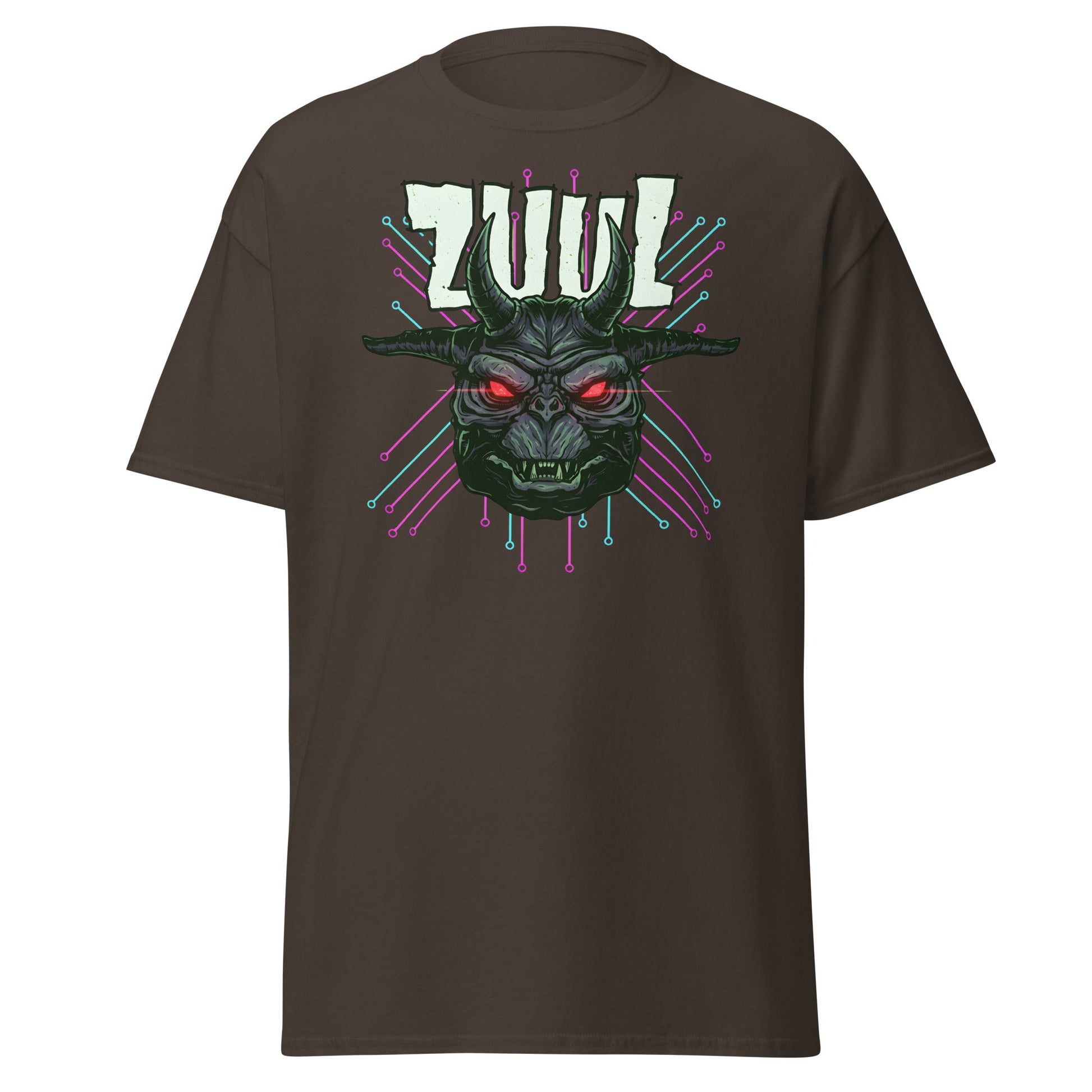 Zuul T-Shirt - Ghostbusters Demon Gatekeeper Tee - Dark Chocolate - T-Shirts Online