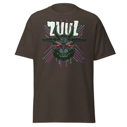 Zuul T-Shirt - Ghostbusters Demon Gatekeeper Tee - Dark Chocolate - T-Shirts Online